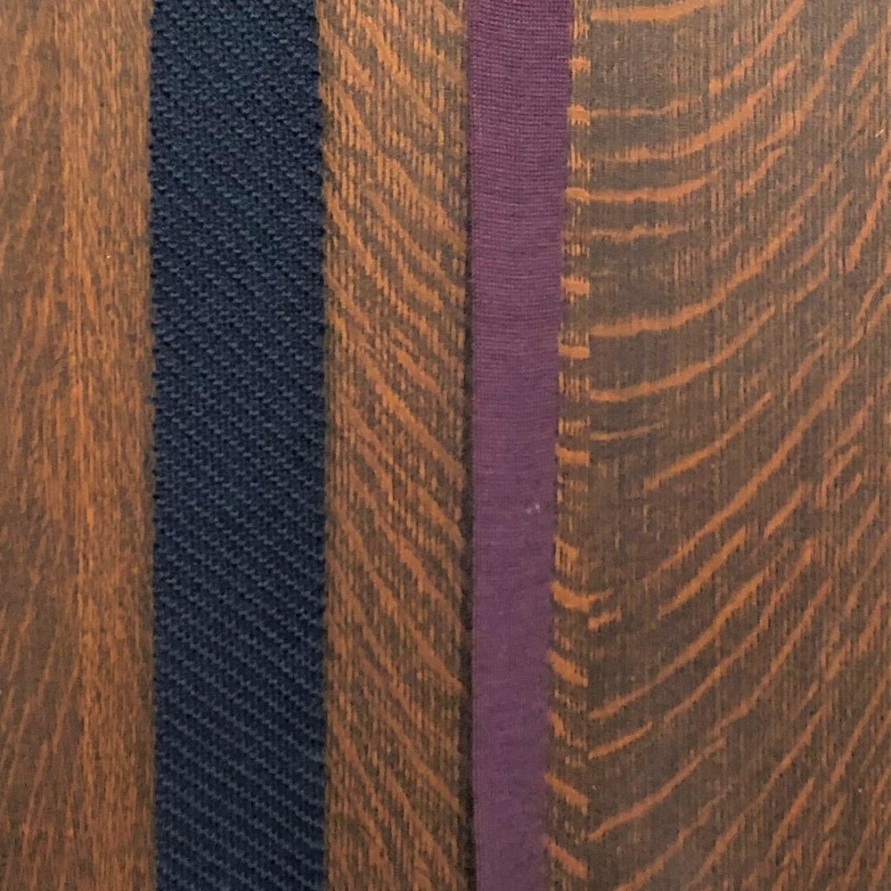 Narrow wool neckties. Used. In very good condition.